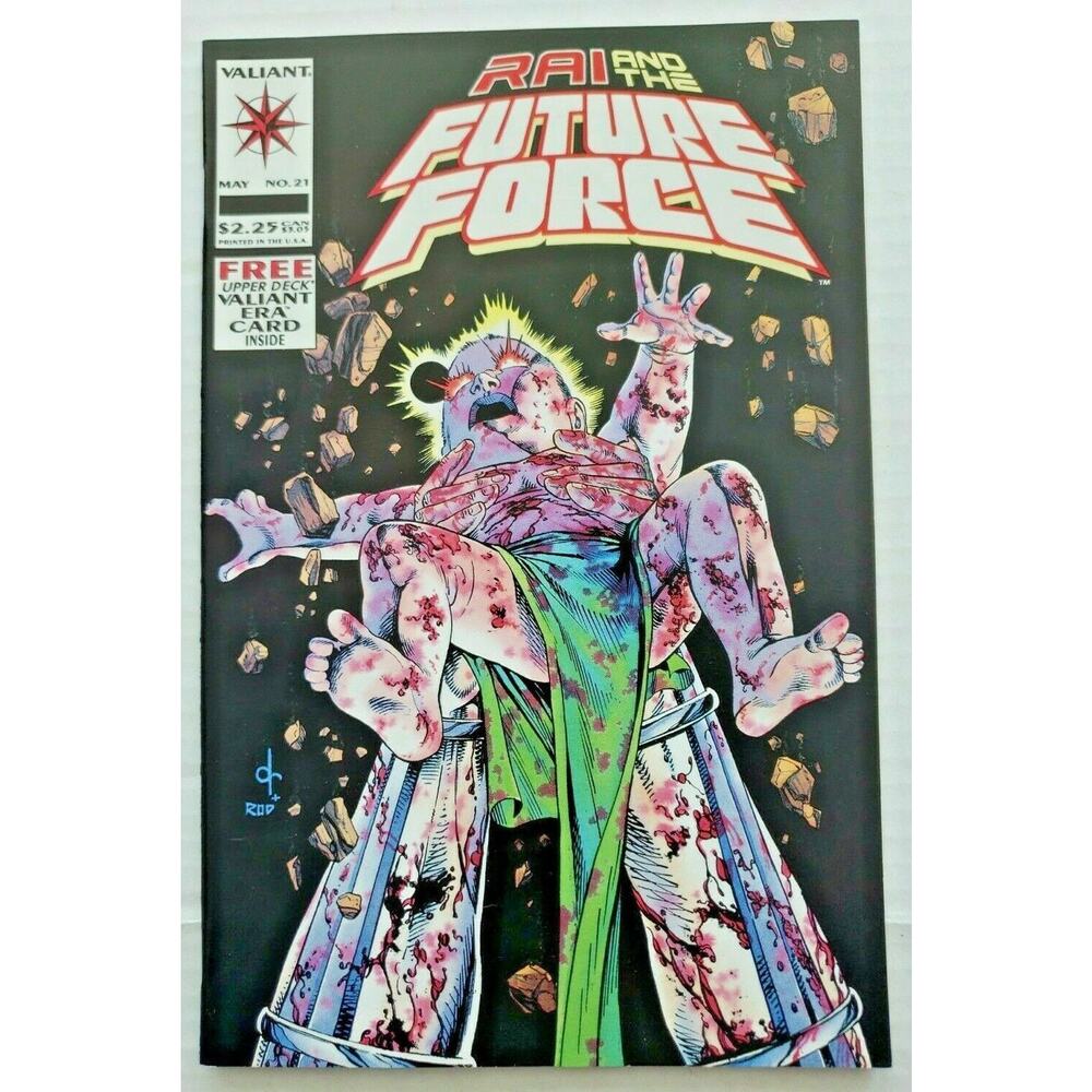 Vintage 1994 Comic Book Rai and the Future Force May No. 21 Vf/Nm Valiant